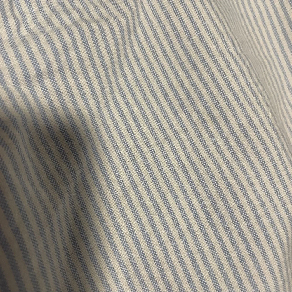 J.Crew Men’s Seersucker Shorts Blue White Stripe 100% Cotton Size 36